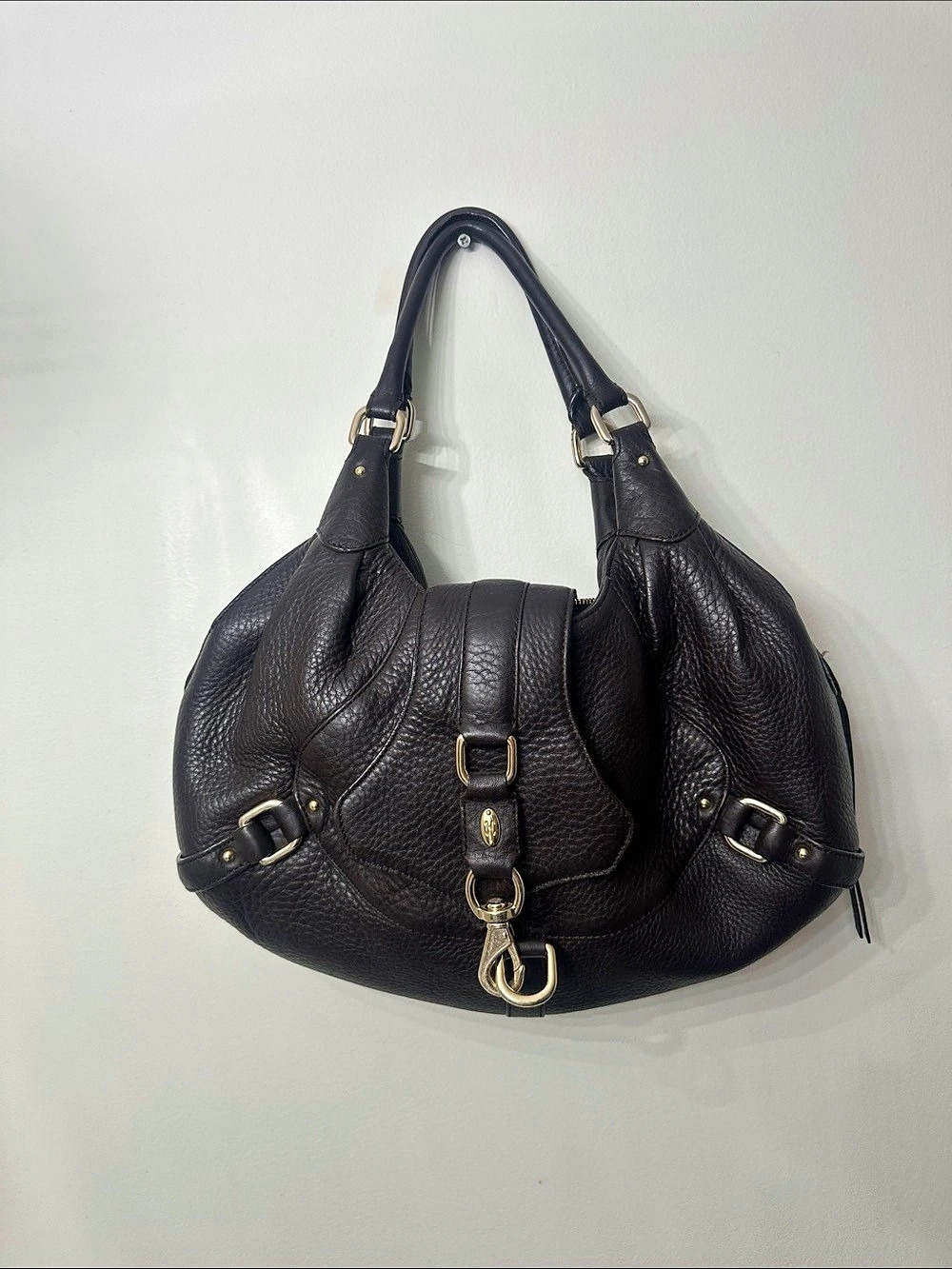 Cole Haan Village Hobo Leather Bag in Brown